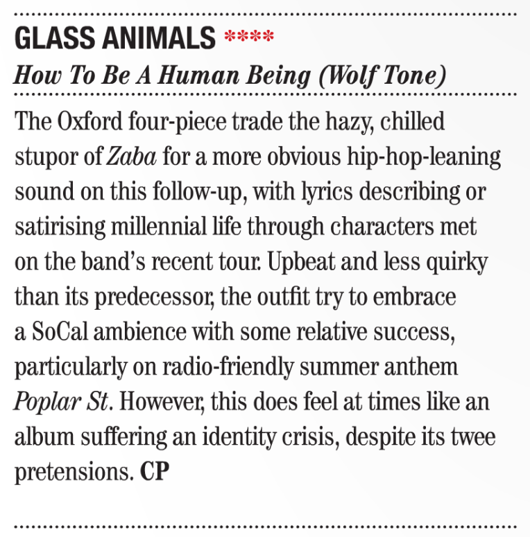 Buzz Magazine | Glass Animals - How To Be A Human Being | Album Review